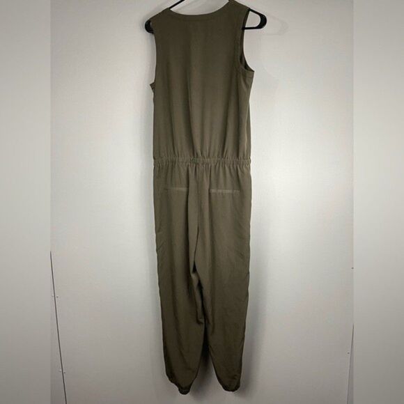 Express Sleeveless Jumpsuit Olive Green Size Small - Picture 7 of 7